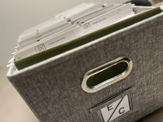 Estate Crate Personal Organizer Estate Organizer