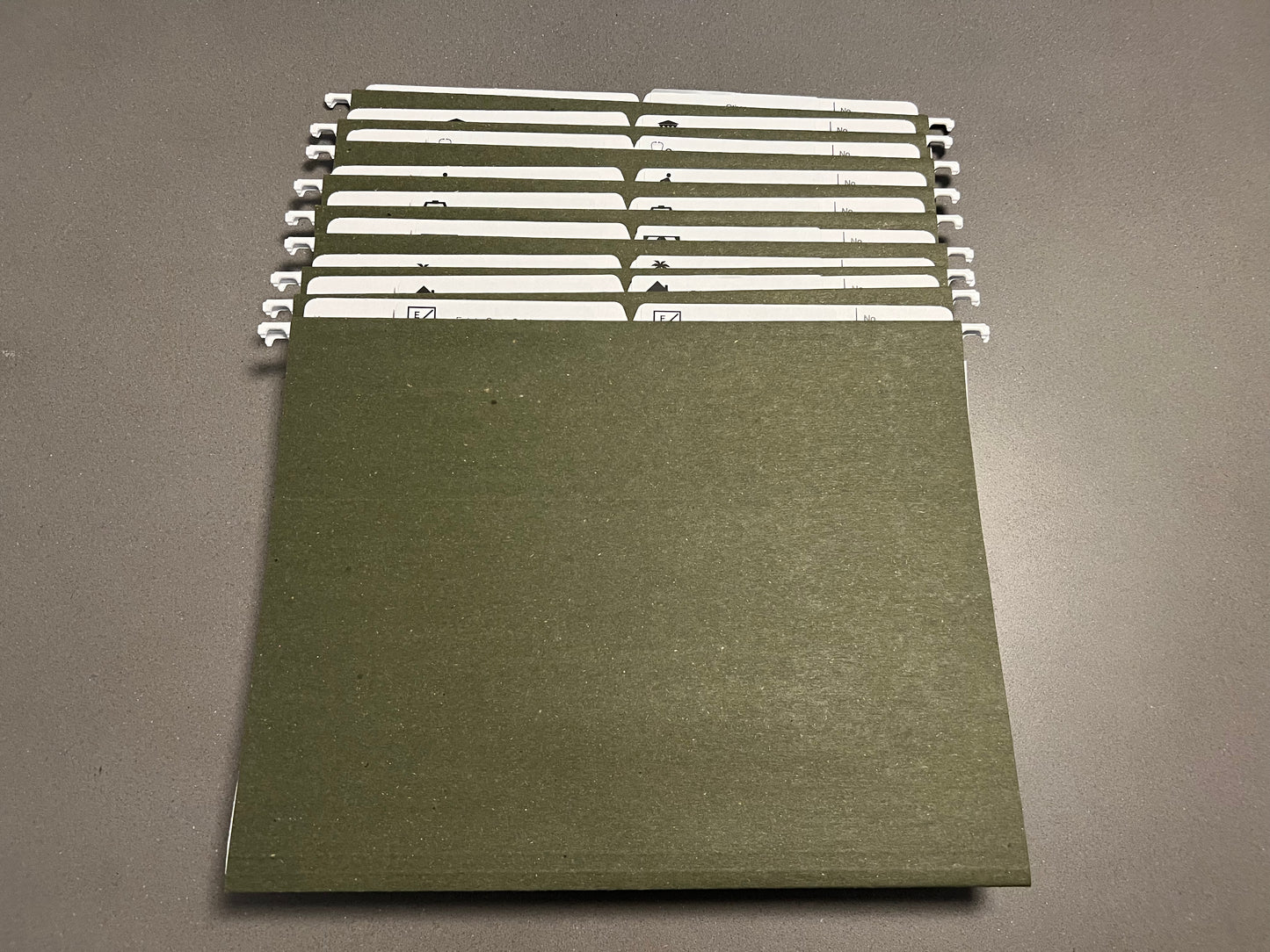 stacked files
